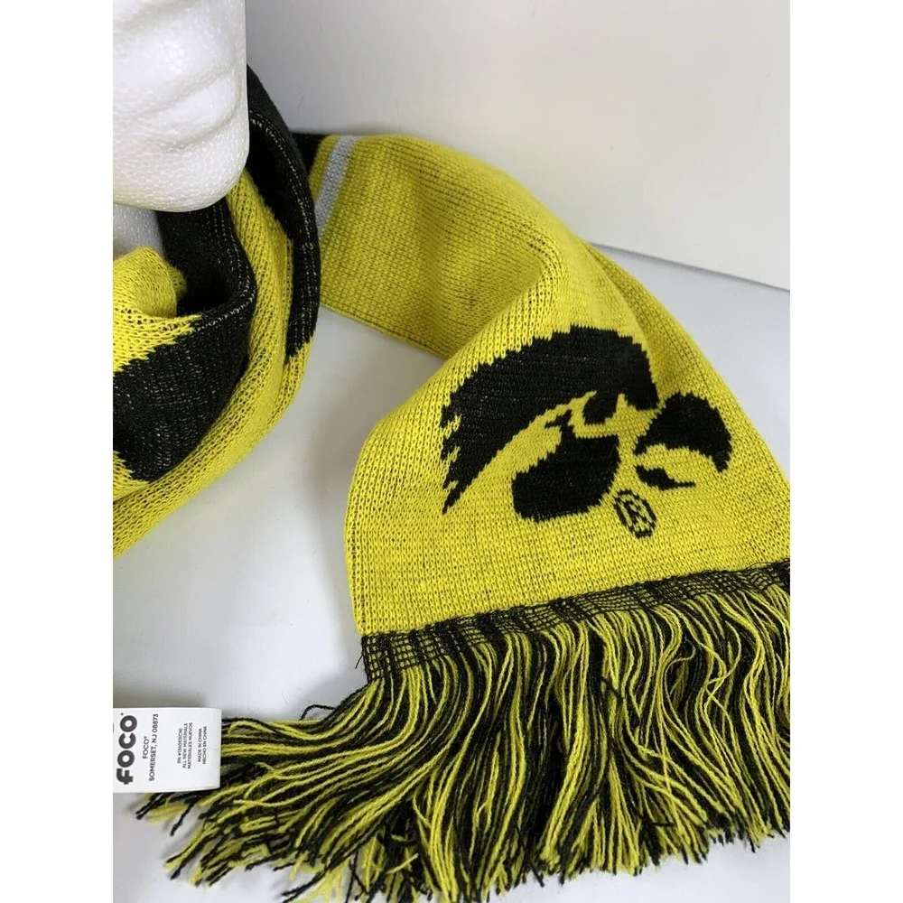 FOCO NCAA Iowa‎ Hawkeyes Logo Scarf LICENSED